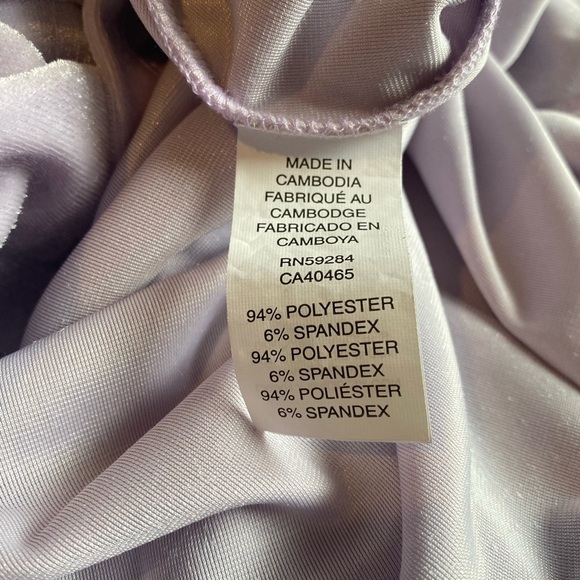 THe Children’s Place Light Purple Velvet Top, L10/12 - Picture 3 of 5